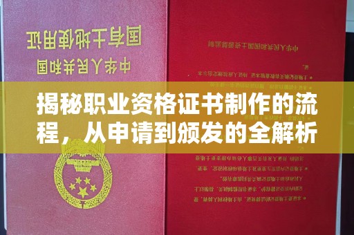 锡林郭勒揭秘职业资格证书制作的流程，从申请到颁发的全解析